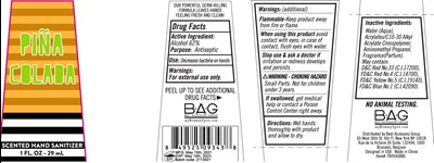 Image Description (Pina Colada Scented Hand Sanitizer  62 Vv 29 mL)